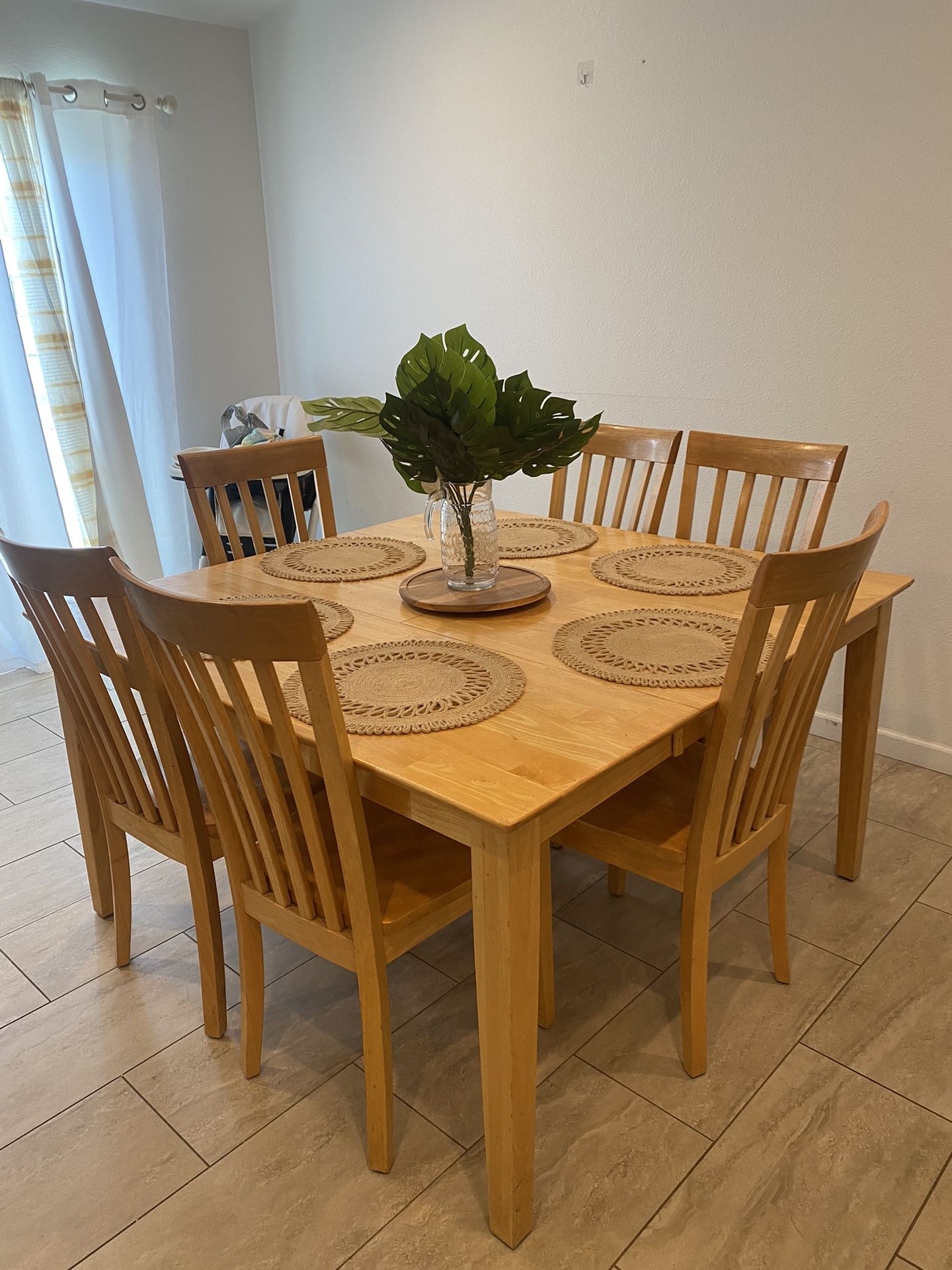 Solid Wood Dining Table 