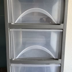 Drawer Tower, 3 Tier Plastic Storage 