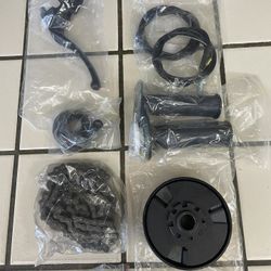 NEW Centrifugal Clutch, Chain, Throttle Kit & Brake Lever W/Cable For Minibikes & Go Karts