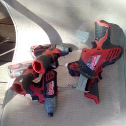 Battery Operated Hackzall, Drill Driver, & Impact Driver + Battery/ Charger.