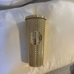 Gold Starbucks Cup