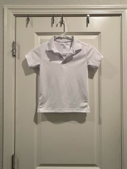 Nautica Kids White Polo Shirt . Size Large 6 . School Uniform