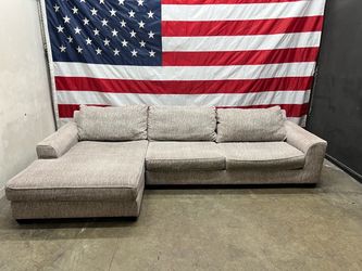 Free Delivery - Living Spaces Oversized Sectional Couch