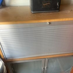 Storage Cabinet With Roll Up Doors