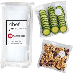 Chef Preserve Reusable Vacuum Sealer Bags for Food.