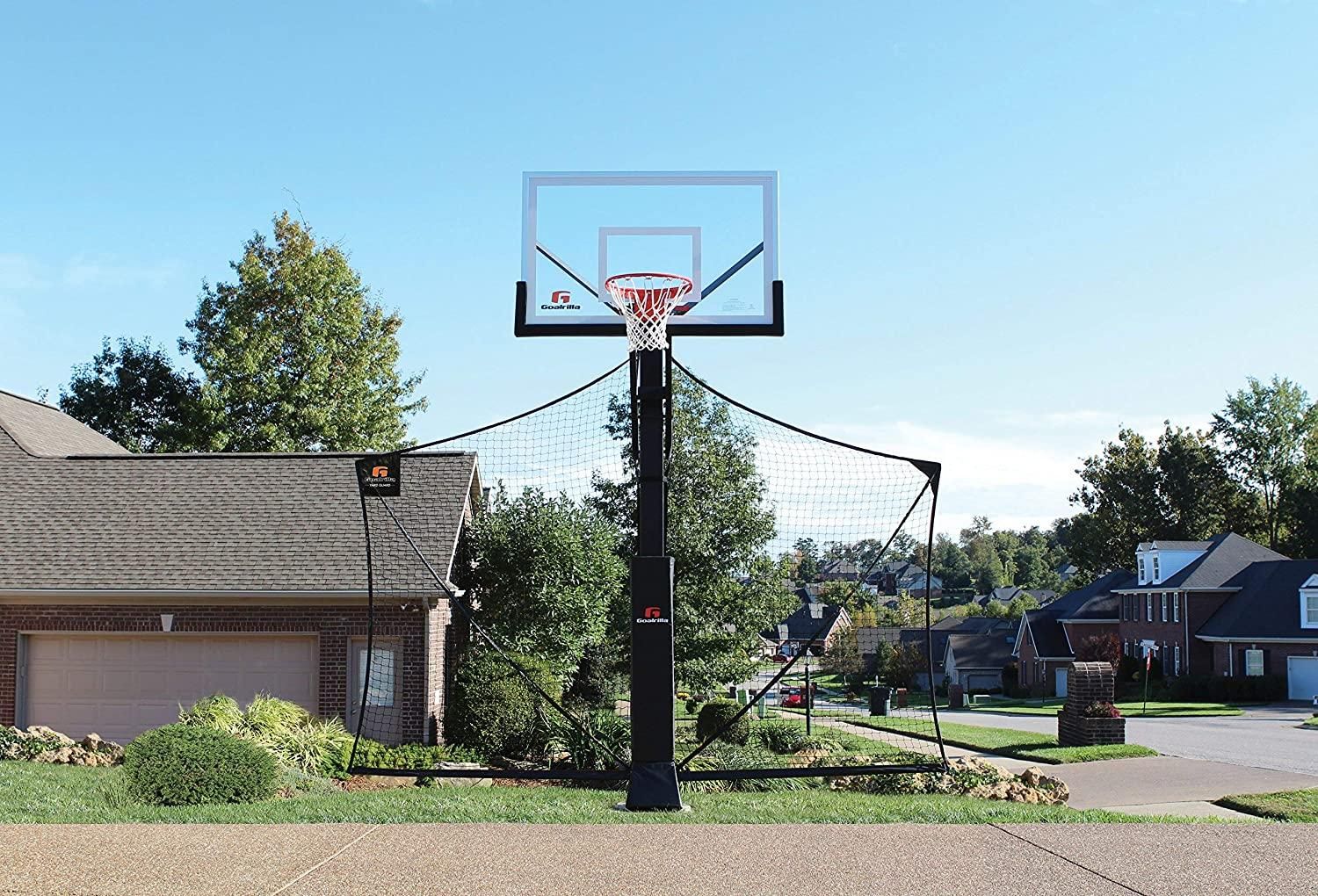 Goalrilla Basketball Yard Guard Easy Fold Defensive Net System Quickly Installs on Any Goalrilla Basketball Hoop