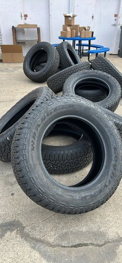 FREE DELIVERY 4X Goodyear Wrangler TrailRunner AT TIRES LT275/65R20 Load E 10 Ply 100%