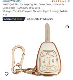 White Gold Key Fob
