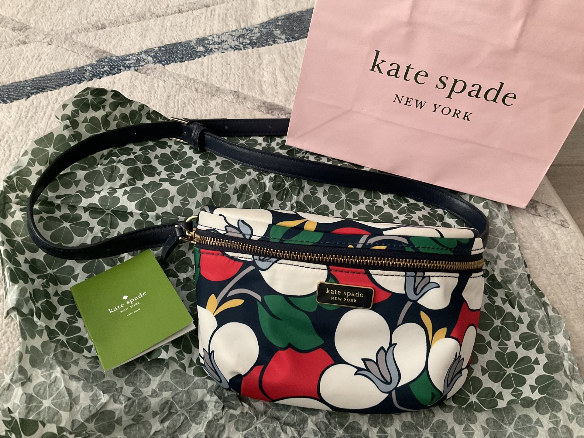 New Kate Spade Waistbag $60, New Pink ID / Credit Card Holder