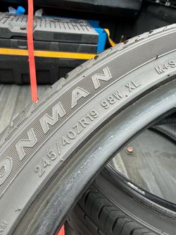 2 Good use tires