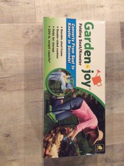 Garden joy. folding seat/ kneeler brand new in box