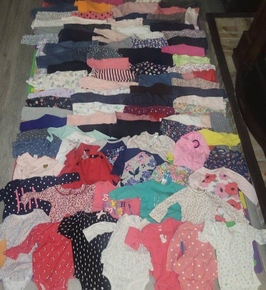 Huge Lot of 9 Month Girls Clothes

