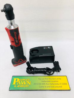 Snap-On 1/4” Cordless Ratchet w/Battery & Charger