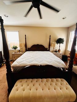 King size 4 poster bed