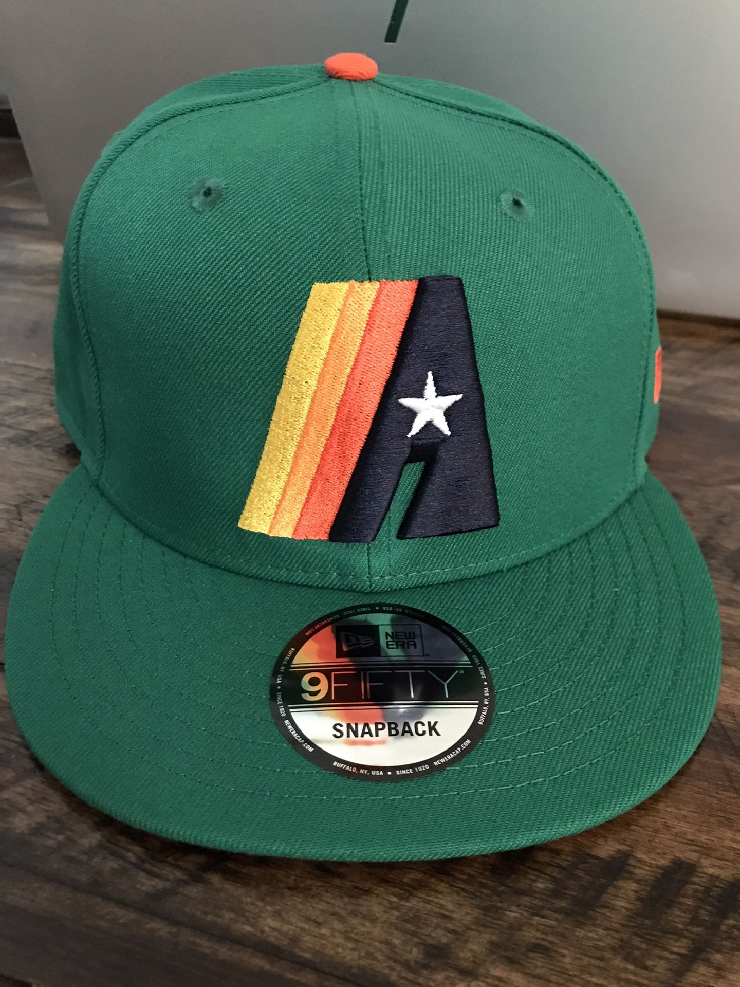 Houston Astros Retro Concept New Era 9FIFTY SnapBack Hat Cap