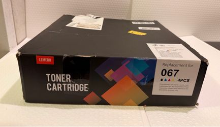 067 Toner Cartridge Set 4 Pack Compatible Replacement for Canon .
