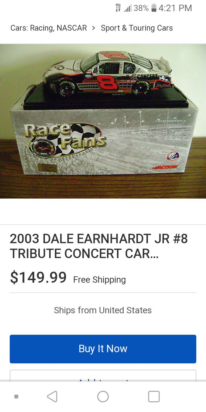 Dale Jr Platinum Limited Edition Car