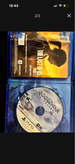 PS5 Game Bundle – Last of Us Part I & God of War Ragnarök
