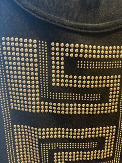Black top with gold studs