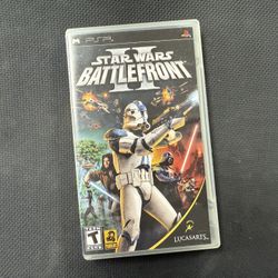 Star Wars: Battlefront II (Sony PSP, 2005) Complete w/Manual Black Label