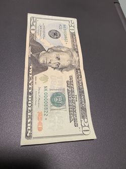 ⭐️ Star Note $20.00 Bill
