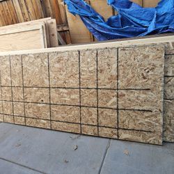 (12) OSB SHEATHING 7/16 X 3FT X 8FT