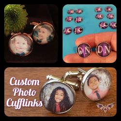 Custom Photo Cufflinks