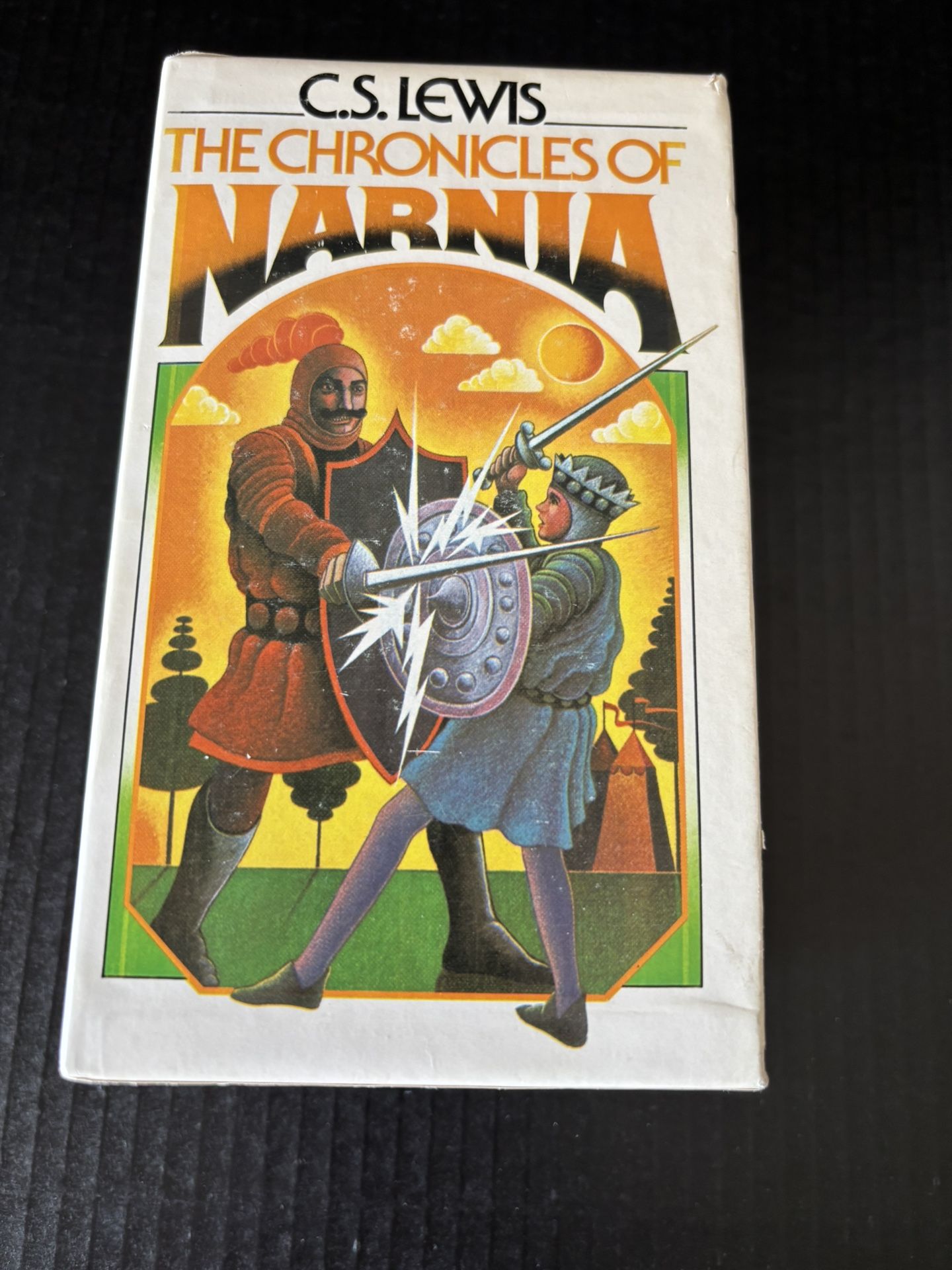 Vintage The Chronicles Of Narnia By C.S. Lewis 7 Book Box Set 1970 Paperback 1st Ed.