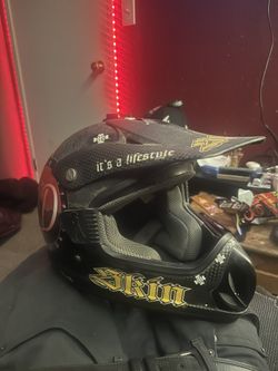 Dirtbike Helmet Fiber Glass