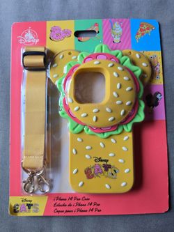Disney Eats iPhone 14 Pro Burger Case with Strap