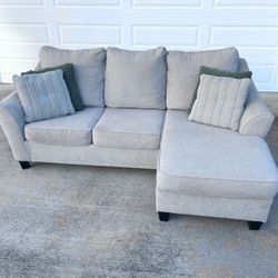 Ashley Sectional Sofa Free Delivery Reversible Chaise Couch 