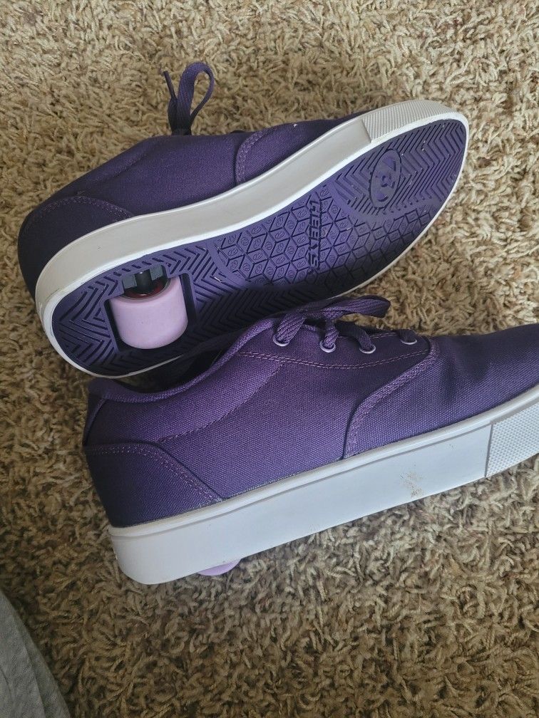 Purple Heelys Women's 9/Mens 7.5