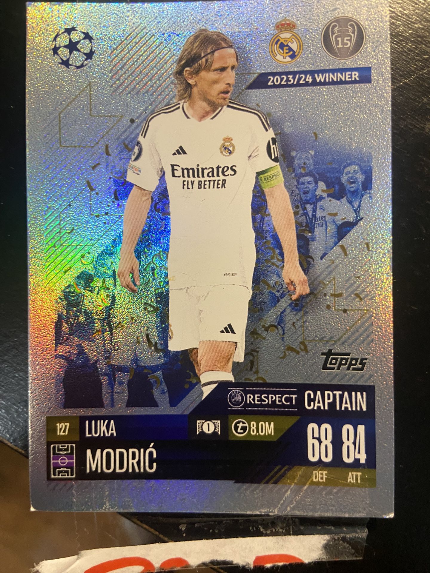 Topps Match Attax Champions League 24/25 No. 127 Luka Modric Winner