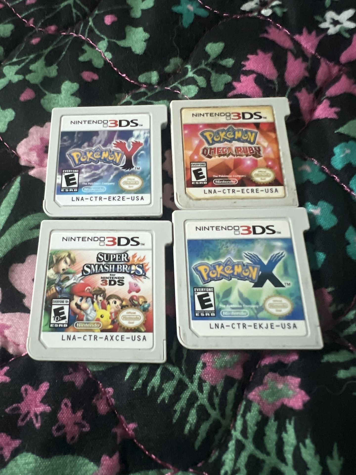 Pokemon 3DS Games and Super Smash Bros for Nintendo 3DS