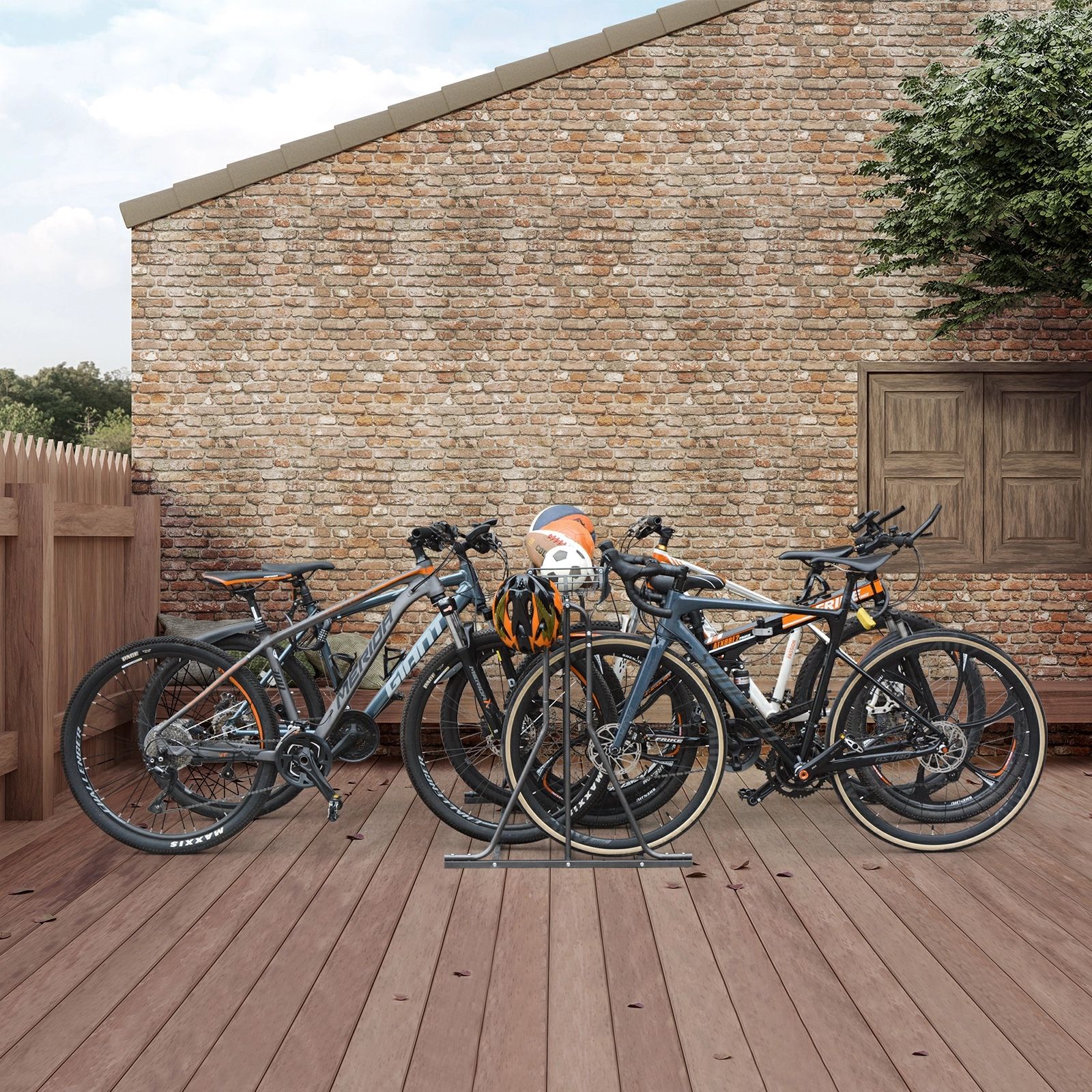 Outdoors Bikes Offer Up Bike Racks Soozier Bike Storage Rack For