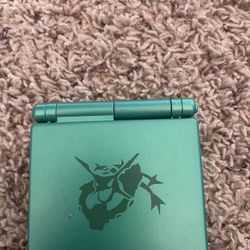 EXSCLUSIVE Game Boy SP RAYQUAZA Shell! Comes Wirh 3 Games