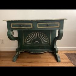 Green Antique / Vintage Desk