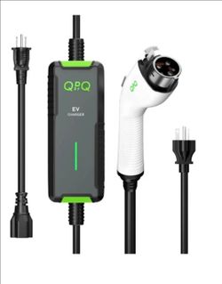 QPQ Level 1-2 EV Charger, 16A Electric Vehicle Charging Stations.