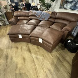 Leather Sectional Sofa No Credit Needed 