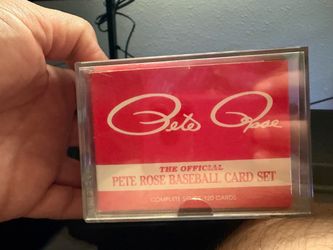 Official Pete Rose Baseball Card Set 120 Cards