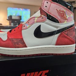 Air Jordan 1 Spiderma. Across The Spiderverse Size 11 Ds