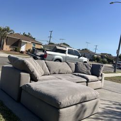 Grey Cloud Couch Modular Sectional