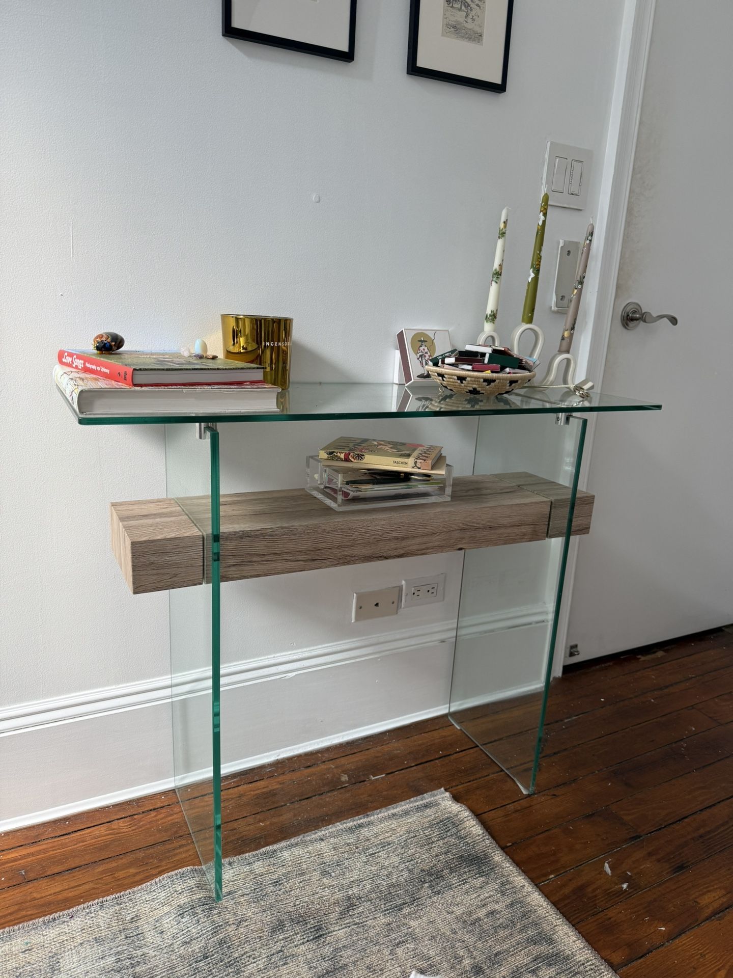 Glass Console Table