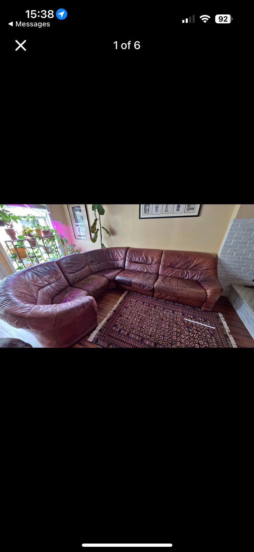 German Leather Couch