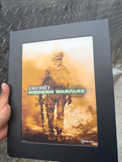 call of duty modern warfare 2 holographic picture frame