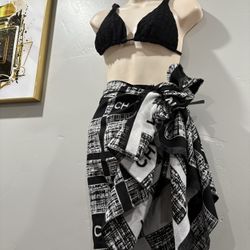 Bathing Suit And Wrap Sold Separately 