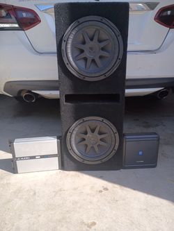 Kicker Subwoofers with JL Audio JD1000/1 and Alpine Amplifiers