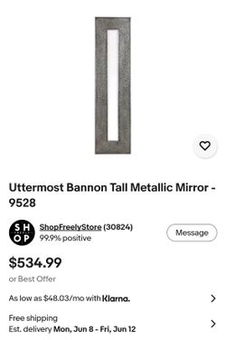 Uttermost brand large mirrors
