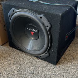 Kenwood Subwoofer And Pioneer Amp
