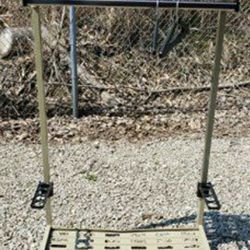 Vintage Metal Entry way Butler Cart